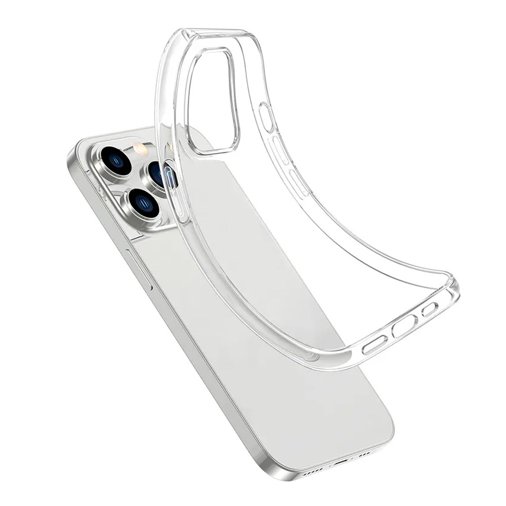 Samsung Galaxy S25 Ultra ultra clear 1 mm ütésálló hátlap tok (Átlátszó)