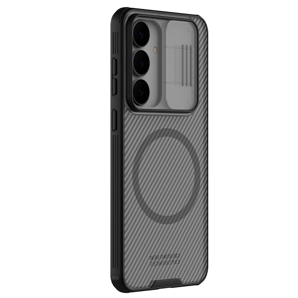 Samsung Galaxy S25FE Nillkin camshield armor hátlap tok (Fekete)