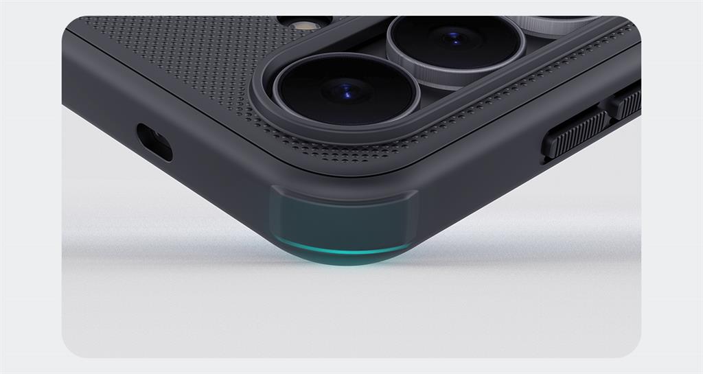 Samsung Galaxy S25FE Nillkin Lenswing magsafe hátlap tok (Fekete)