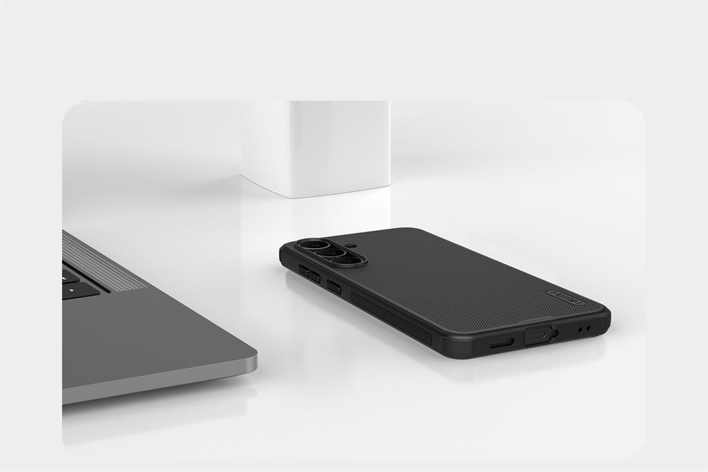 Samsung Galaxy S25FE Nillkin Lenswing magsafe hátlap tok (Fekete)