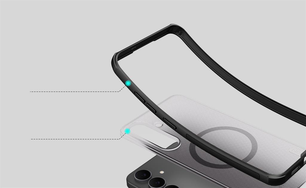 Samsung Galaxy S25FE Nillkin nature pro magsafe hátlap tok (Fekete)