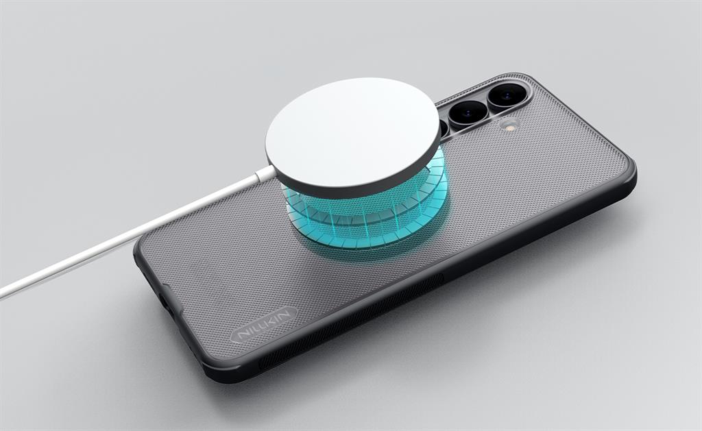 Samsung Galaxy S25FE Nillkin nature pro magsafe hátlap tok (Fekete)