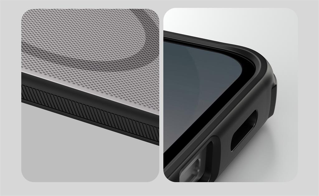 Samsung Galaxy S25FE Nillkin nature pro magsafe hátlap tok (Fekete)