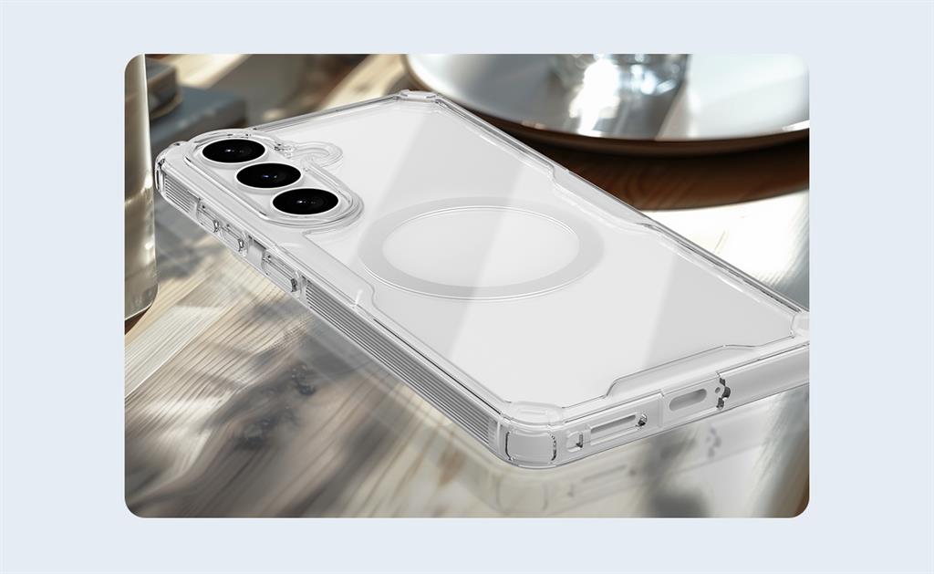 Samsung Galaxy S26 Nillkin Camshield S magsafe hátlap tok (Fehér)