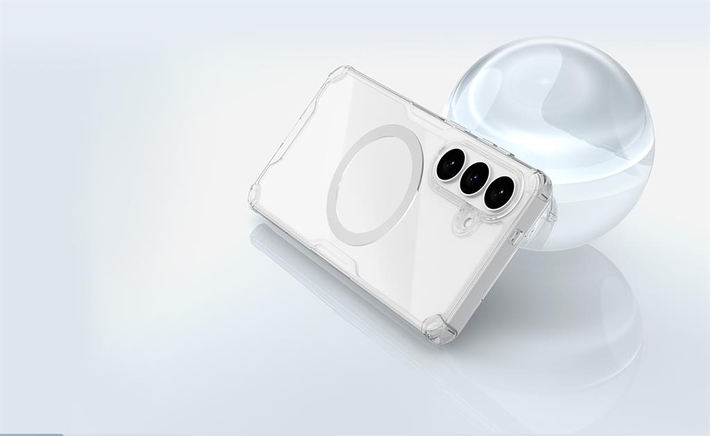 Samsung Galaxy S26 Nillkin Camshield S magsafe hátlap tok (Fehér)