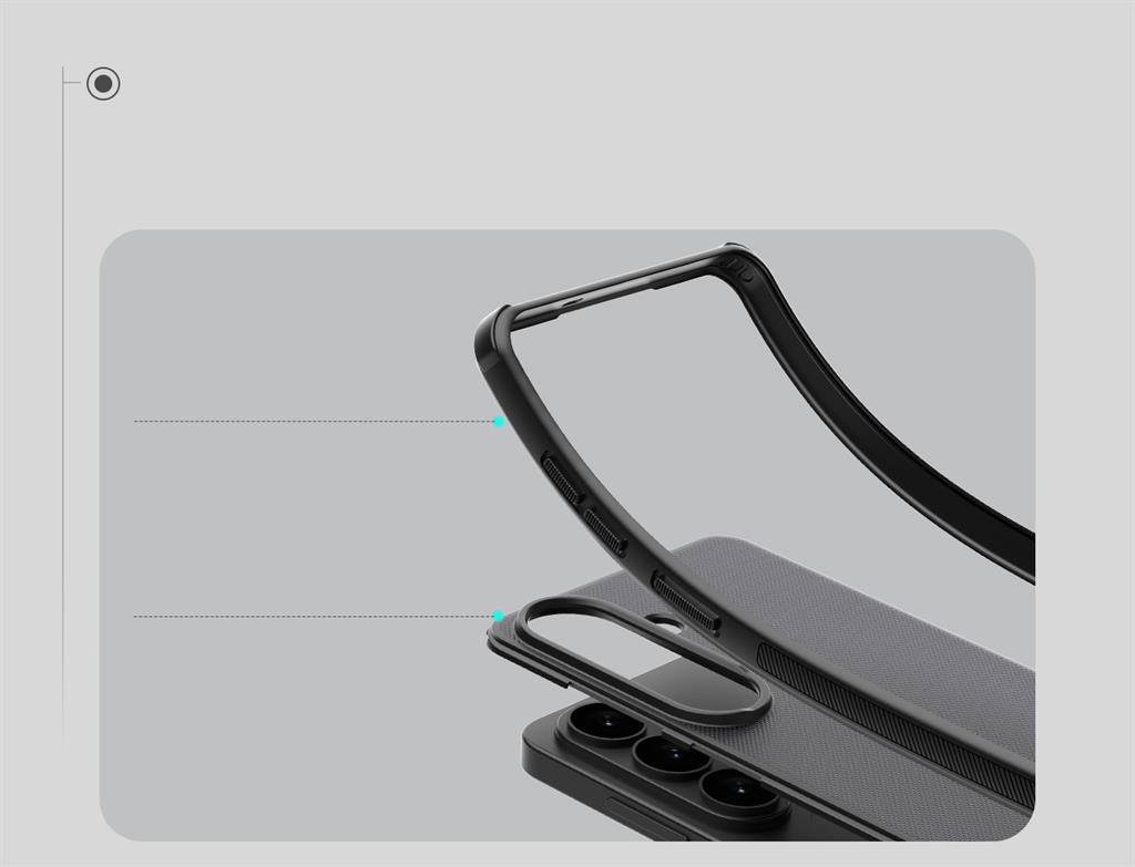 Samsung Galaxy S26 Nillkin Lenswing magsafe hátlap tok (Fekete)