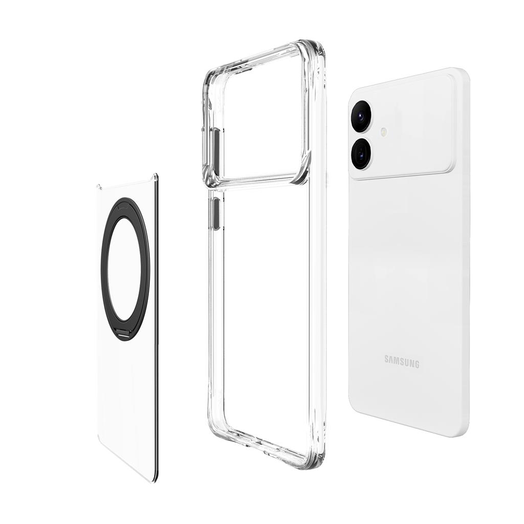 Samsung Galaxy S26 Plus TOKO Pure MagSafe 360 ring hátlap tok (Fekete)