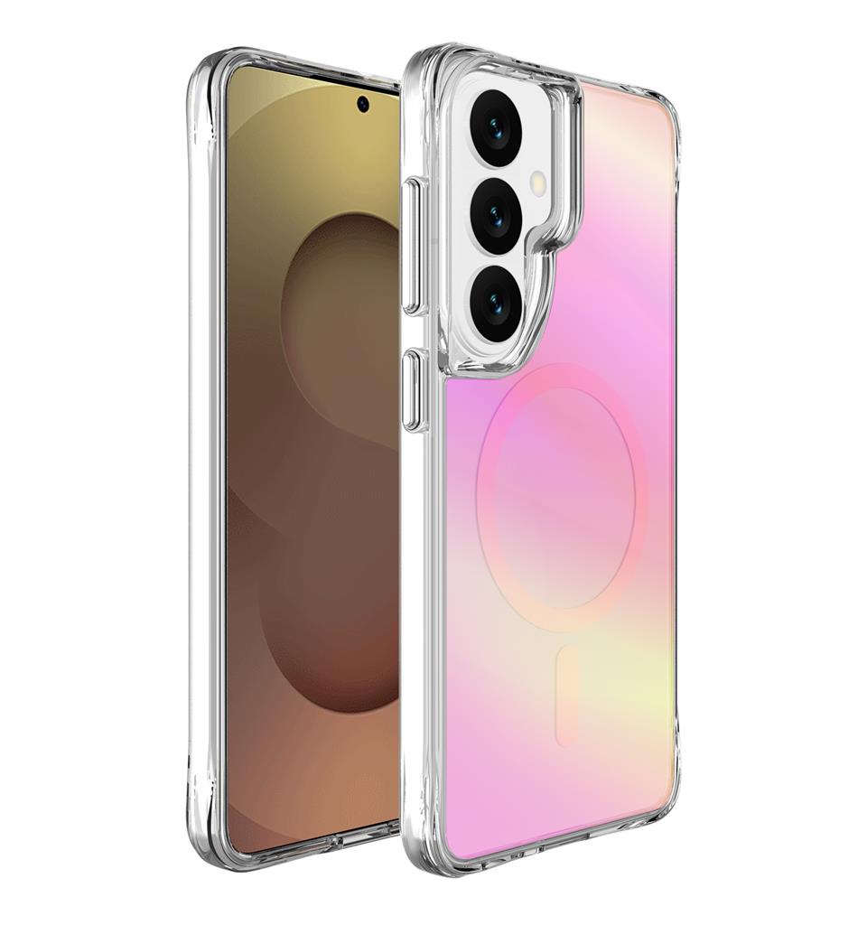 Samsung Galaxy S26 Plus TOKO Pure rainbow MagSafe hátlap tok (Rózsaszín)