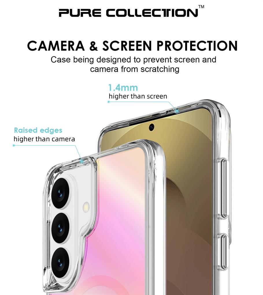 Samsung Galaxy S26 Plus TOKO Pure rainbow MagSafe hátlap tok (Rózsaszín)