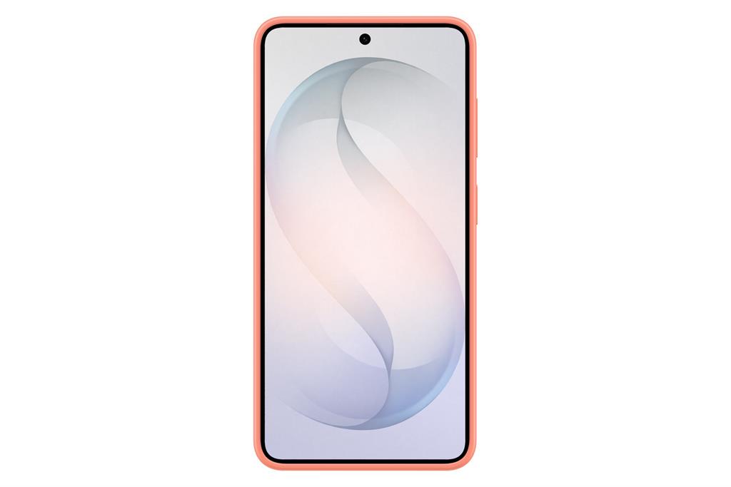 Samsung Galaxy S26 Samsung Silicone Magnetic hátlap tok (Korallpiros)