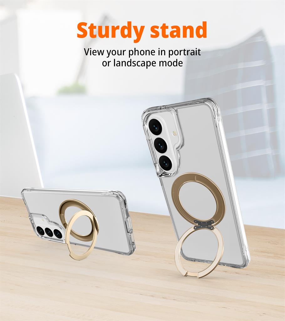 Samsung Galaxy S26 TOKO Pure MagSafe 360 ring hátlap tok (Arany)