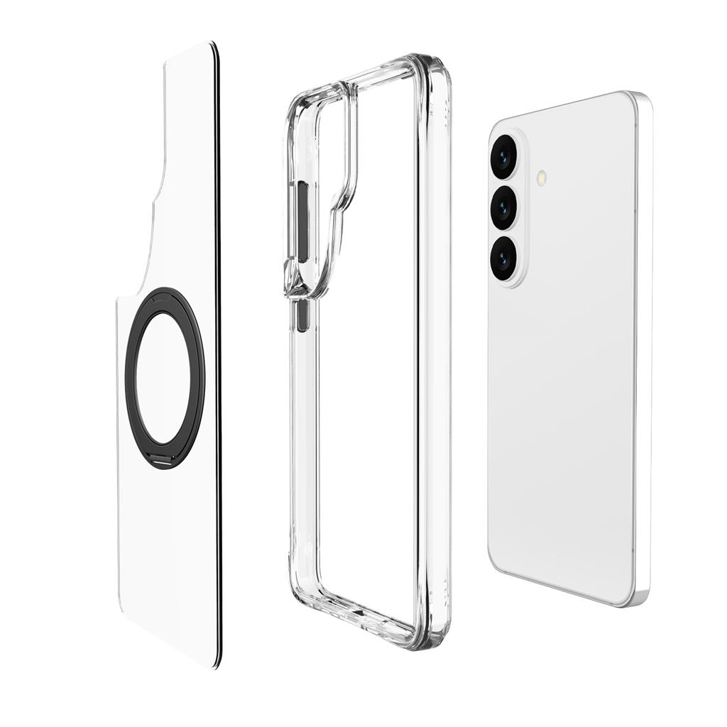 Samsung Galaxy S26 TOKO Pure MagSafe 360 ring hátlap tok (Fekete)