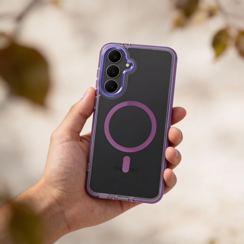 Samsung Galaxy S26 Ultra Frame Hybrid MagSafe hátlap (Lila)