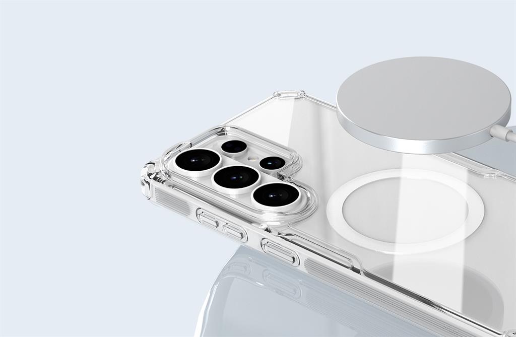 Samsung Galaxy S26 Ultra Nillkin Camshield S magsafe hátlap tok (Fehér)