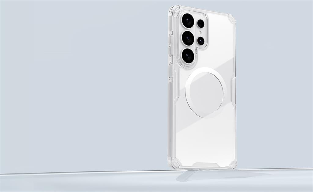 Samsung Galaxy S26 Ultra Nillkin Camshield S magsafe hátlap tok (Fehér)