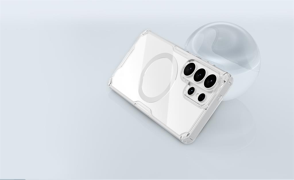 Samsung Galaxy S26 Ultra Nillkin Camshield S magsafe hátlap tok (Fehér)