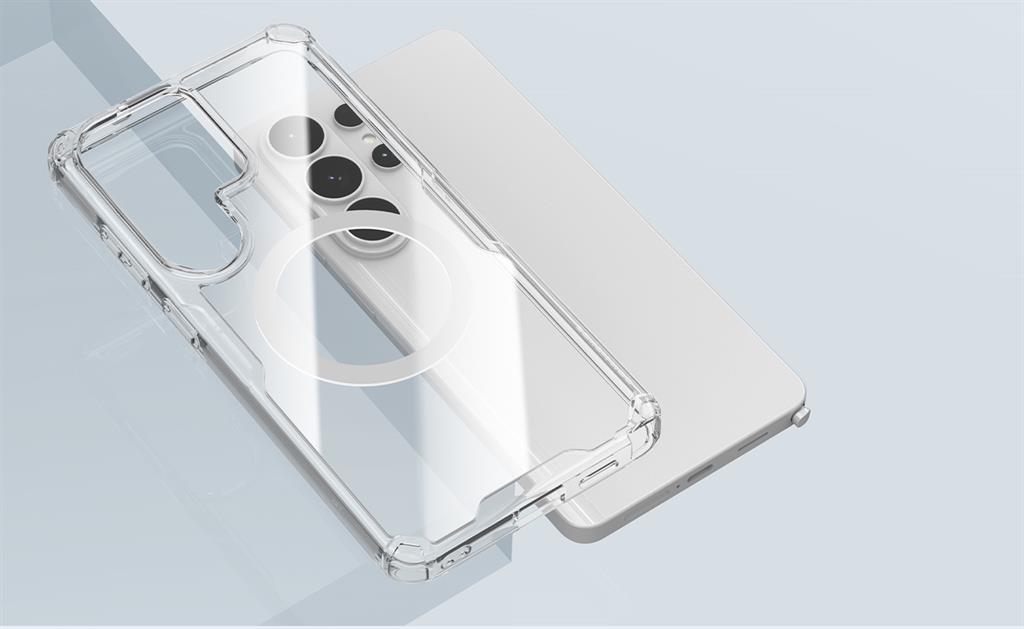 Samsung Galaxy S26 Ultra Nillkin Camshield S magsafe hátlap tok (Fehér)