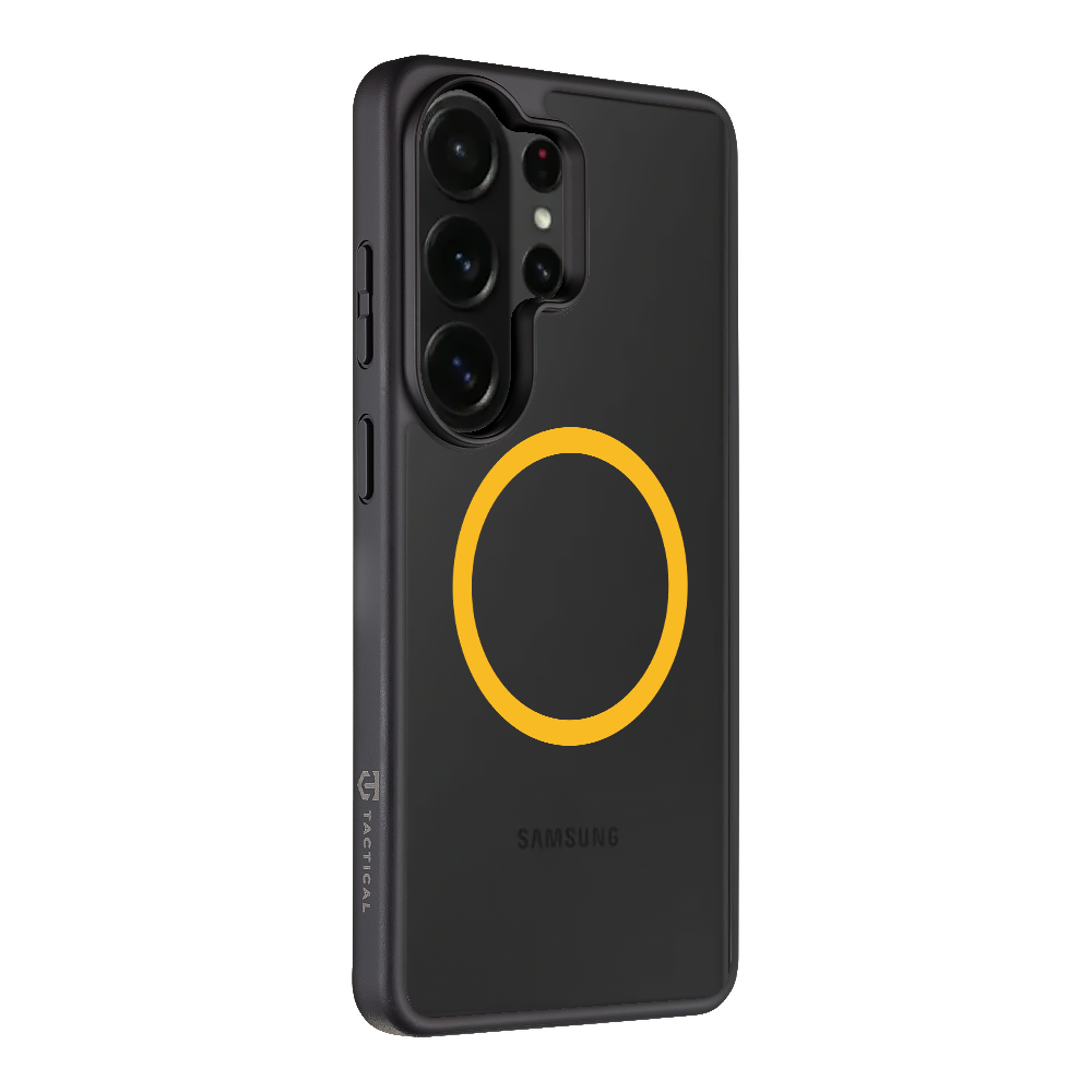 Samsung Galaxy S26 Ultra Tactical MagForce Hyperstealth 2.0 hátlap tok (Fekete-Sárga)