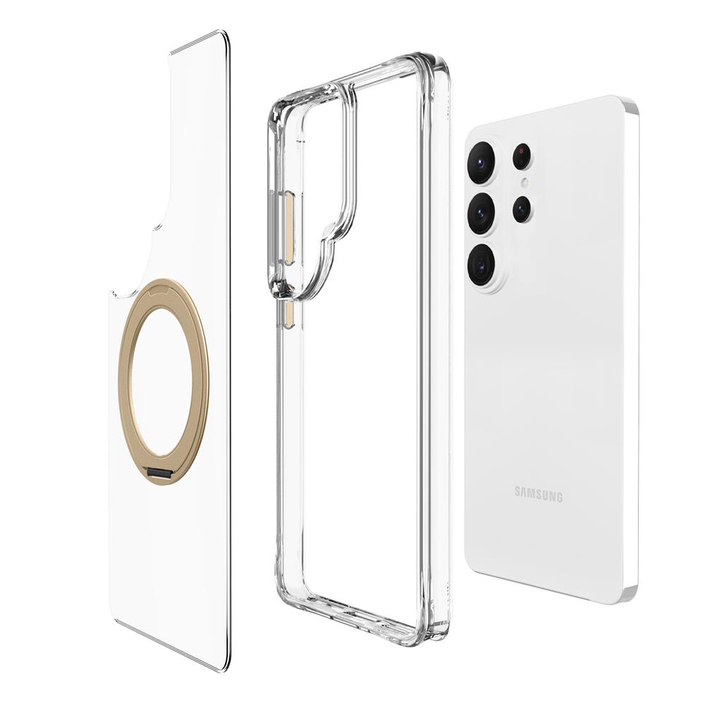 Samsung Galaxy S26 Ultra TOKO Pure MagSafe 360 ring hátlap tok (Arany)
