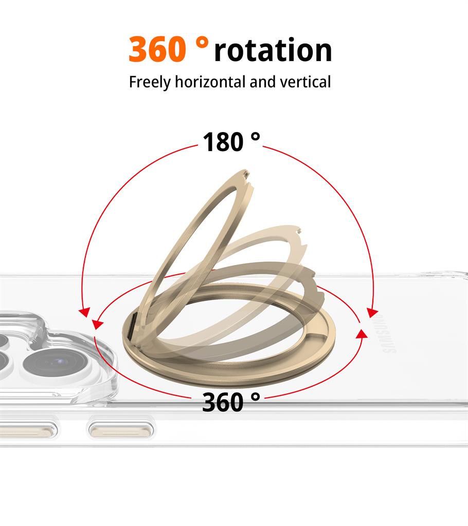 Samsung Galaxy S26 Ultra TOKO Pure MagSafe 360 ring hátlap tok (Arany)