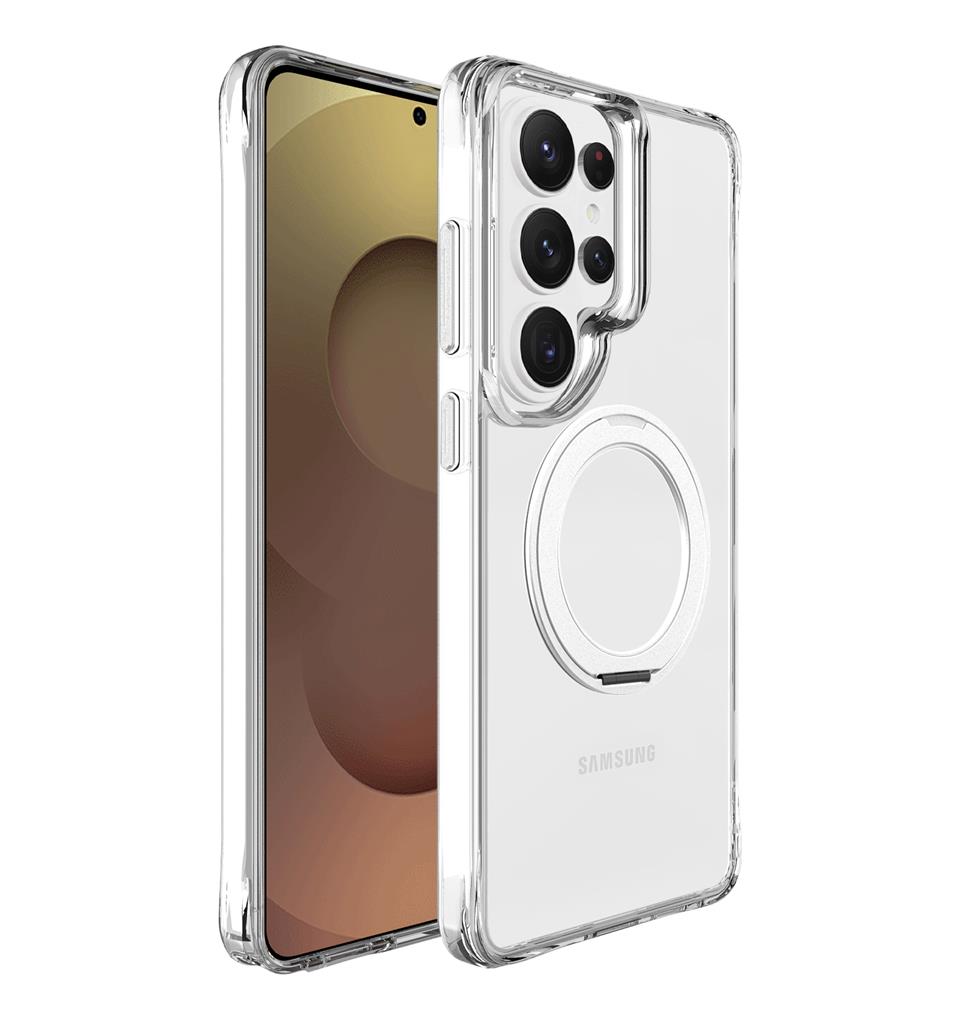 Samsung Galaxy S26 Ultra TOKO Pure MagSafe 360 ring hátlap tok (Ezüst)