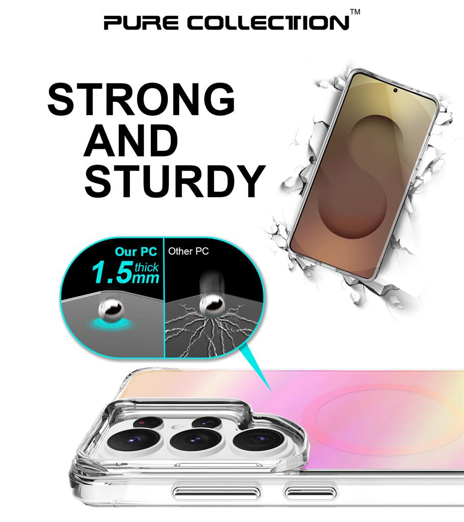 Samsung Galaxy S26 Ultra TOKO Pure rainbow MagSafe hátlap tok (Rózsaszín)