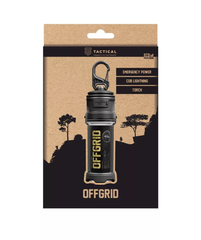 Tactical OffGrid hordozható LED lámpa powerbank funkcióval