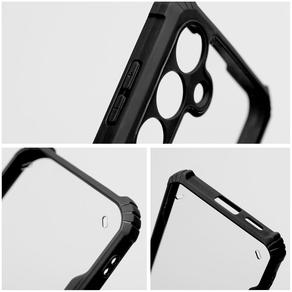 Tecno Spark Go 2024 Anti drop szilikon hátlap tok Fekete