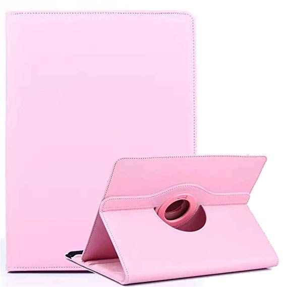 Univerzális méret10"-ig forgatható tablet tok, pink