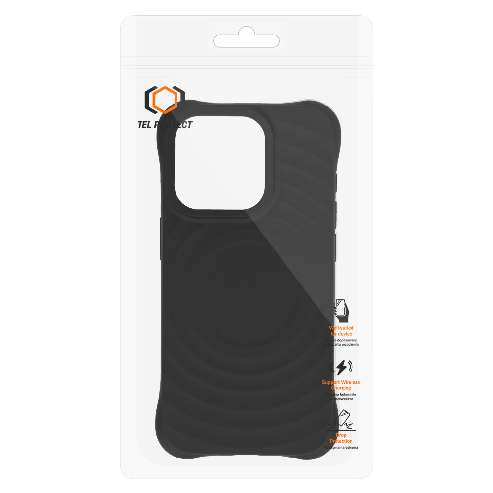 Xiaomi 14 Pro Tel Protect Wave magsafe hátlap tok (Fekete)