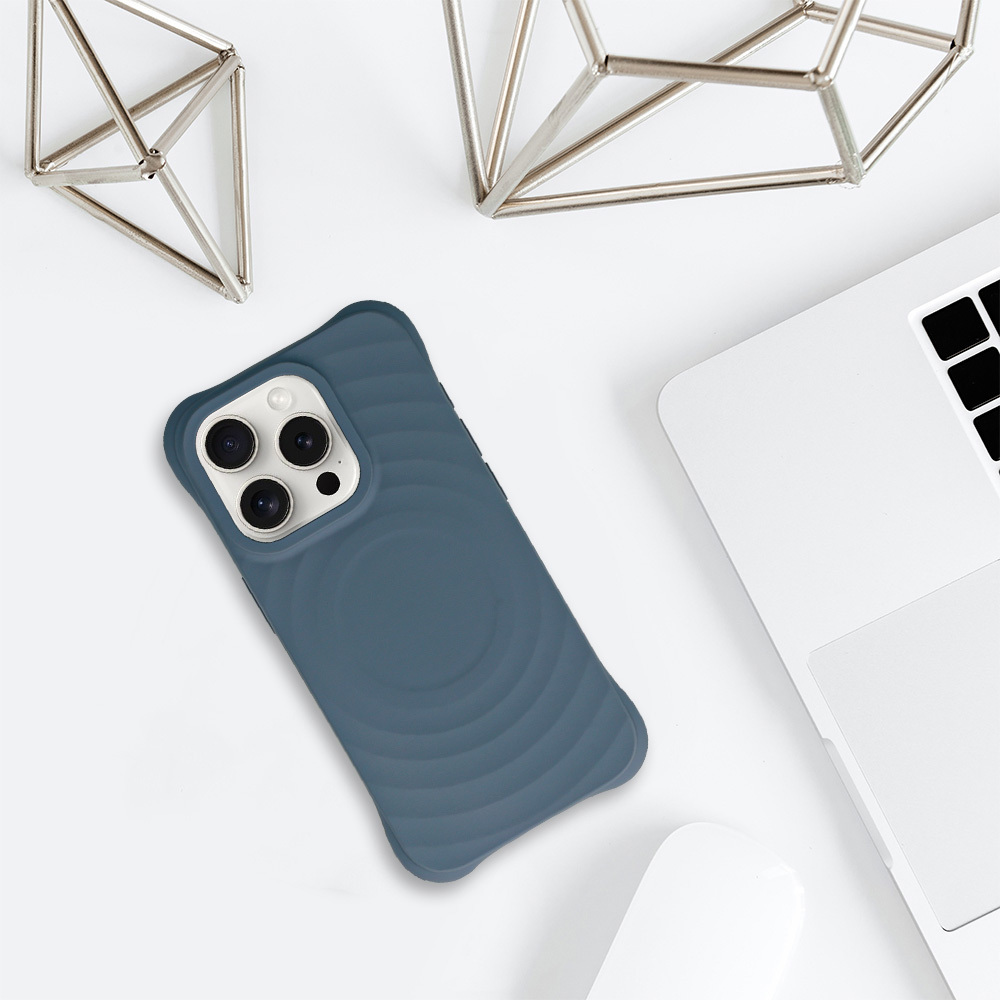 Xiaomi 14 Pro Tel Protect Wave magsafe hátlap tok (Kék)