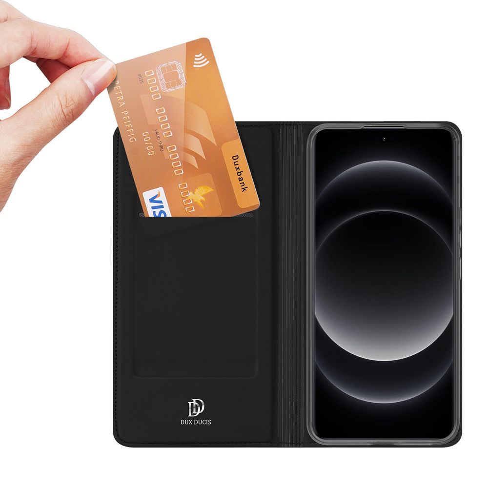 Xiaomi 14 Ultra Dux Ducis Skin Pro notesz tok (Fekete)