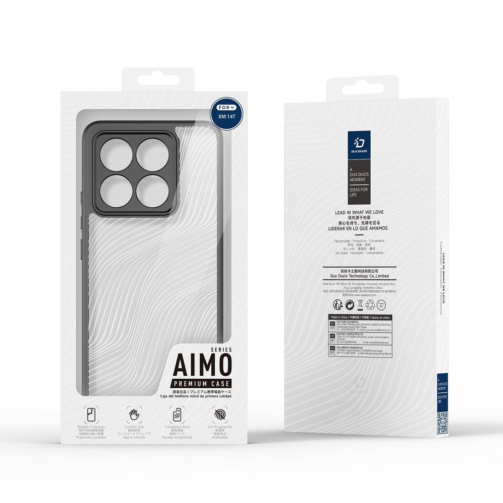 Xiaomi 14T DUX DUCIS Aimo hátlap tok (Fekete)