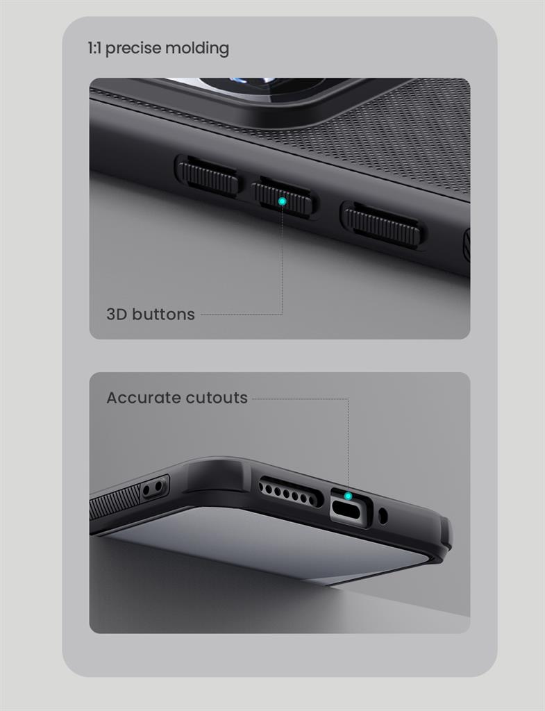 Xiaomi 15 Nillkin nature pro magsafe hátlap tok (Fekete)