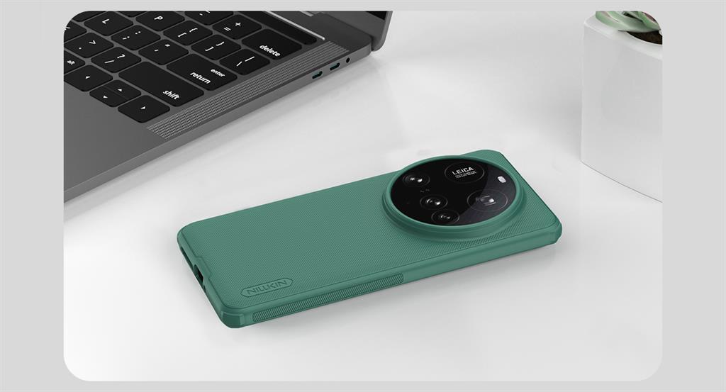 Xiaomi 15 Ultra Nillkin Frosted Shield Pro hátlap tok (Fekete)
