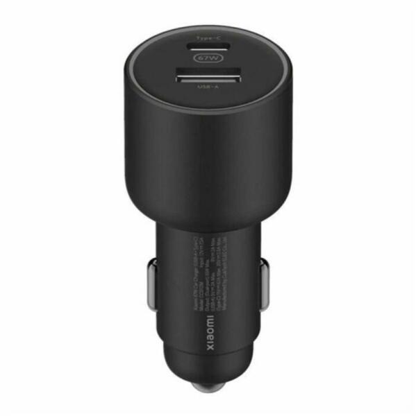 Xiaomi BHR6814GL autós töltő 67W USB-A + USB-C (Fekete)