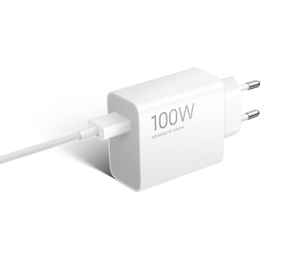 Xiaomi hálózati gyorstöltő szett USB-A + Type-C kábel (Fehér) - 100W