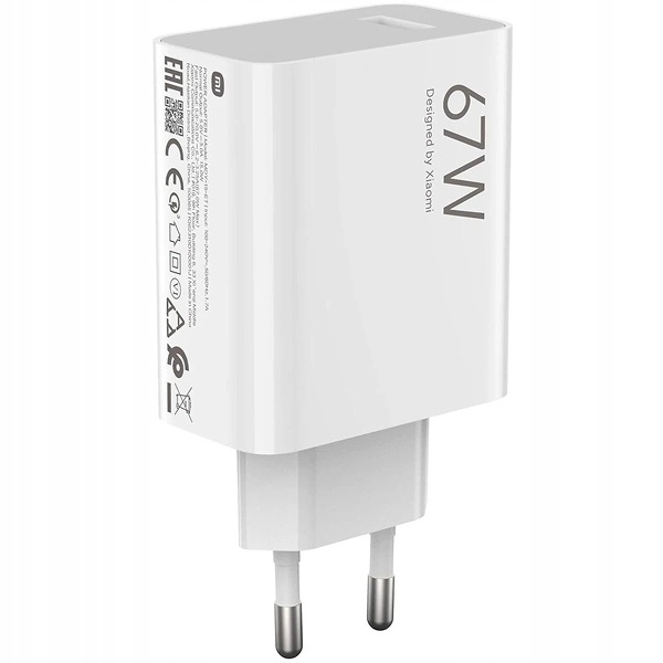 Xiaomi hálózati töltő Type-C kábellel (Fehér) - 67W - MDY-12-EH