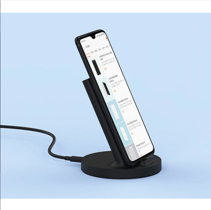 Xiaomi Mi vezeték nélküli töltőállvány (Fekete) - 20W