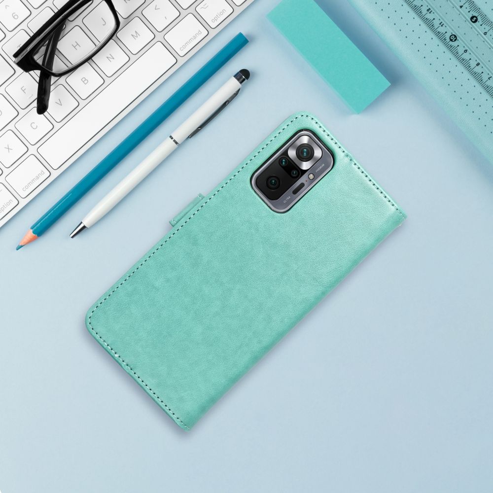 Xiaomi Redmi 10C 4G Forcell MEZZO nyitható tok (Zöld)