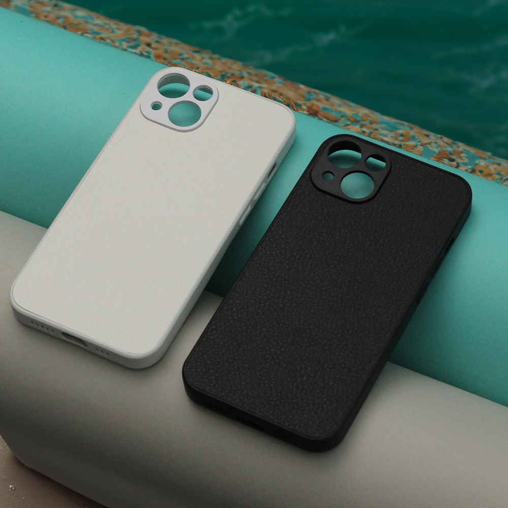 Xiaomi Redmi 12C / Redmi 11A black white hátlap tok (Fekete)