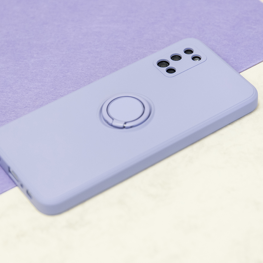 Xiaomi Redmi 12C / Redmi 11A finger grip szilikon hátlap tok (Lila)
