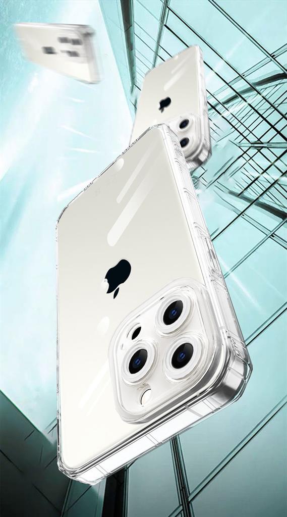 Xiaomi Redmi 13C armor anti shock ütésálló hátlap tok (Átlátszó) 7