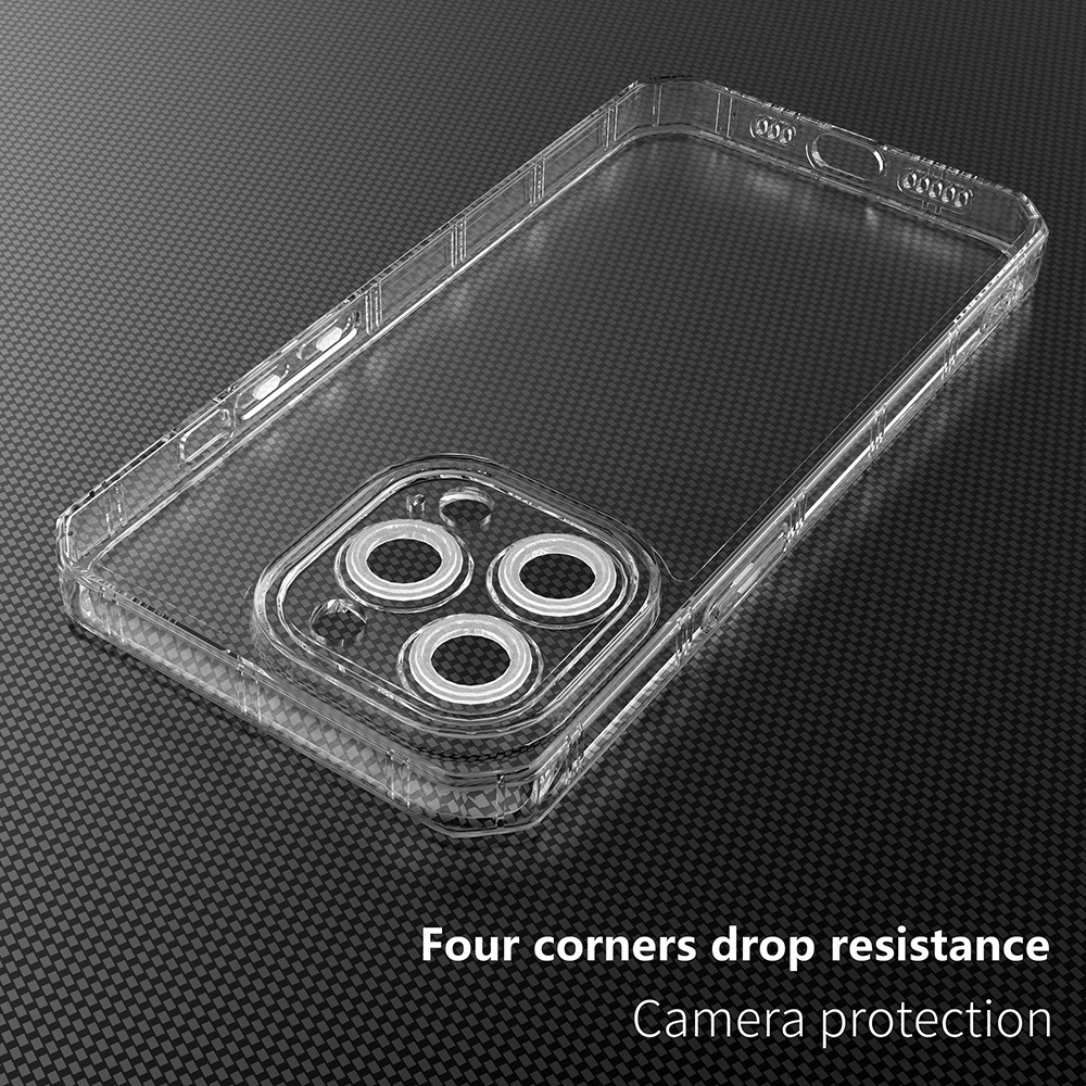 Xiaomi Redmi 13C armor anti shock ütésálló hátlap tok (Átlátszó) 5