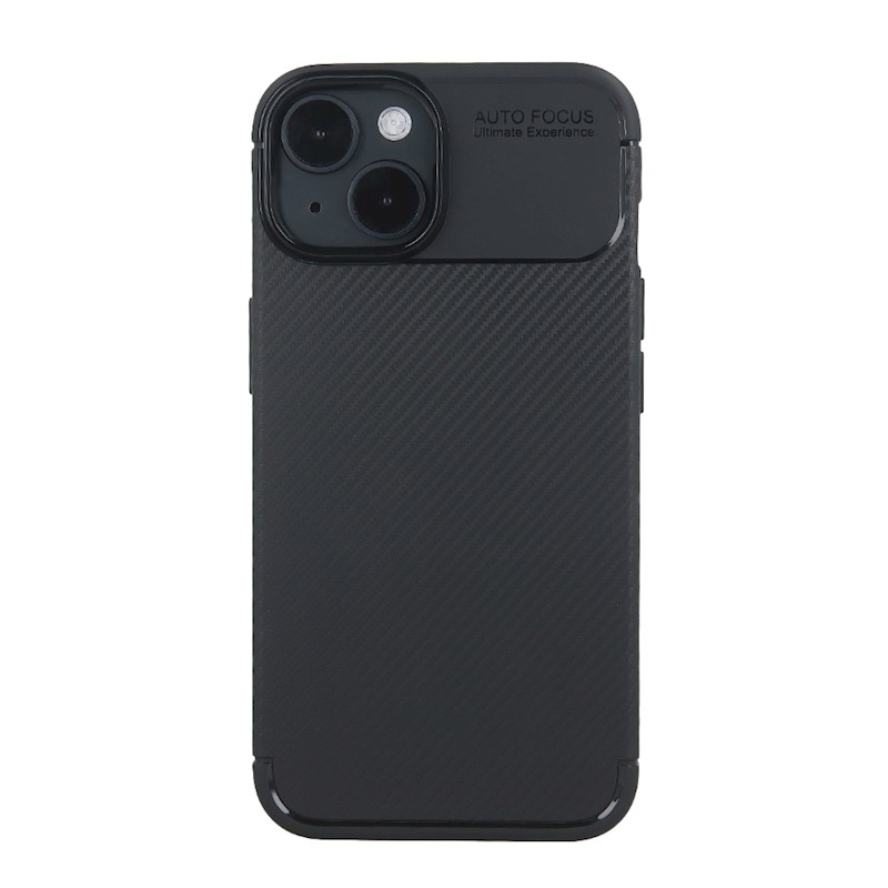 Xiaomi Redmi 13C carbon fiber szilikon hátlap tok (Fekete)
