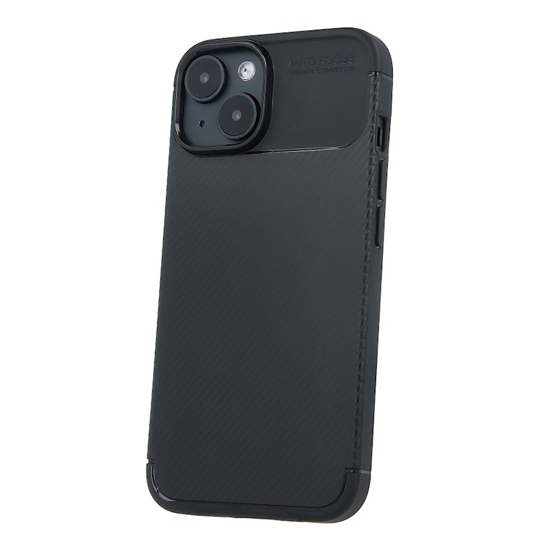 Xiaomi Redmi 13C carbon fiber szilikon hátlap tok (Fekete)