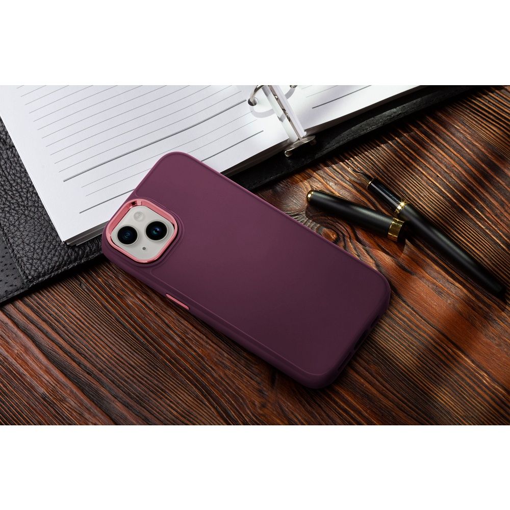 Xiaomi Redmi 13C frame szilikon hátlap tok (Lila)