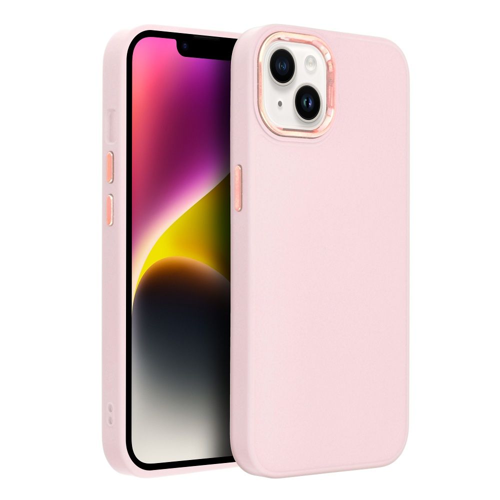 Xiaomi Redmi 13C frame szilikon hátlap tok (Rózsaszín)