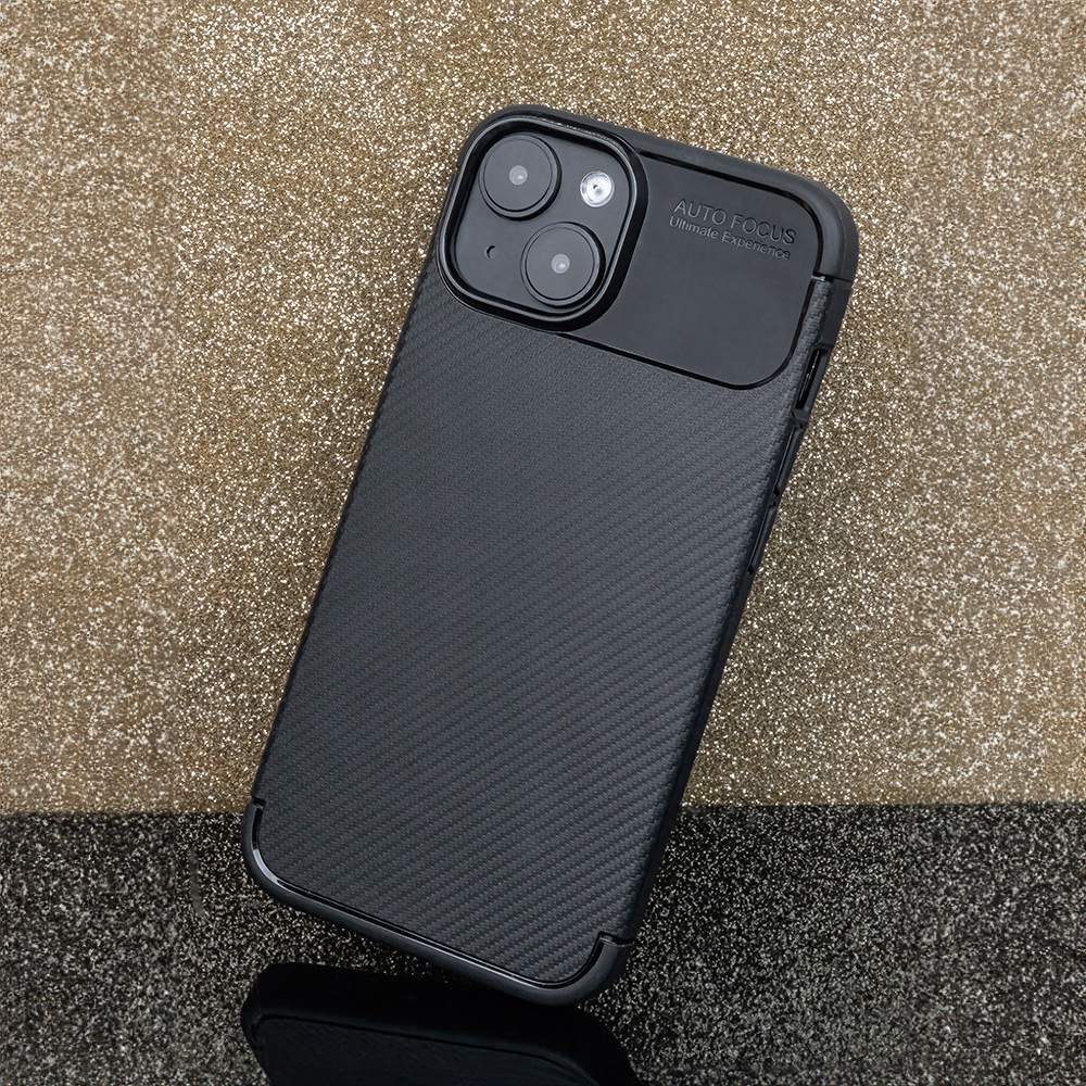 Xiaomi Redmi 14C carbon fiber szilikon hátlap tok (Fekete)