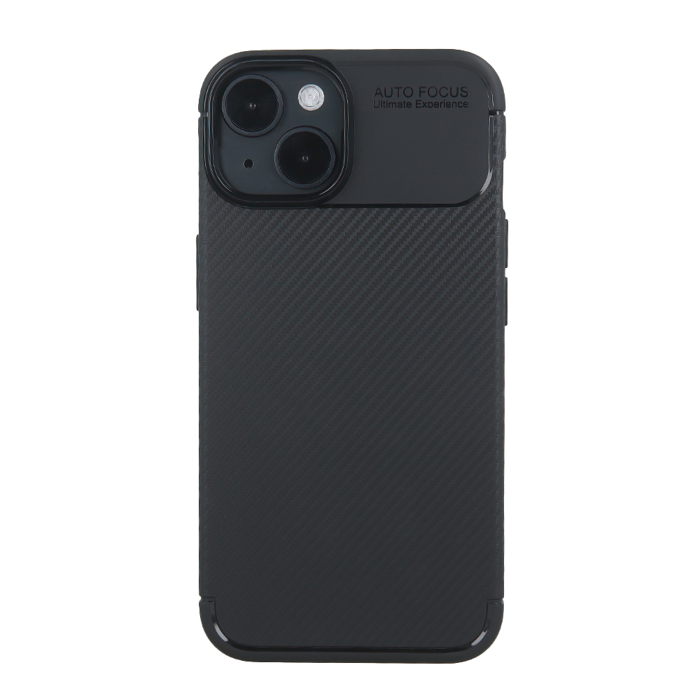 Xiaomi Redmi 14C carbon fiber szilikon hátlap tok (Fekete)